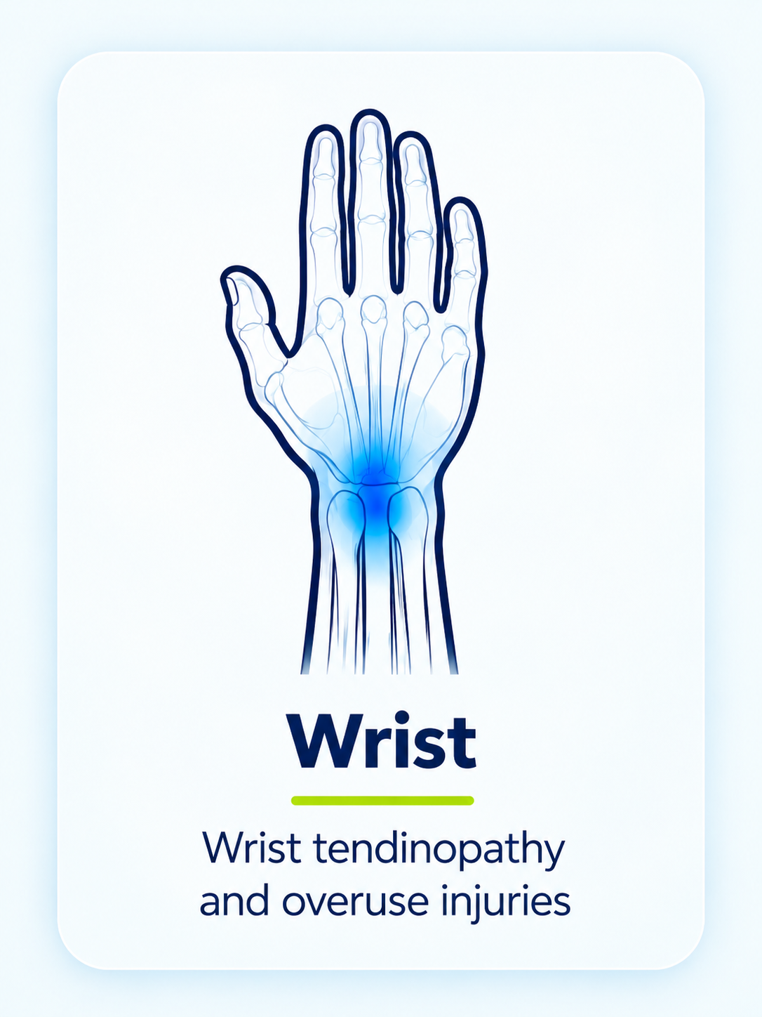 Wrist tendinopathy and overuse injuries
